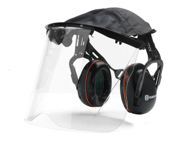 Husqvarna Gehoorbescherming met Perspex Vizier